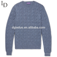 Suéter de jersey de cachemir de diseño de moda otoño e invierno para hombre